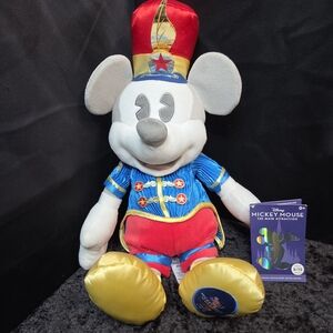 Disney Mickey Mouse Plush Toy - Red, Blue, Gold
